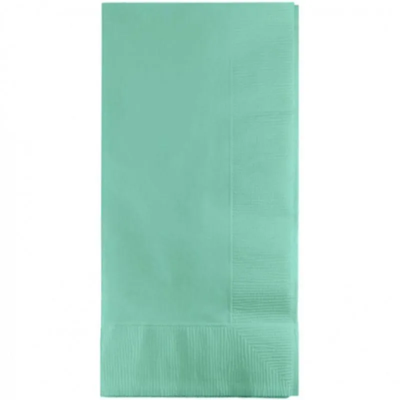50 Pack Fresh Mint Green Dinner Napkins - 40cm