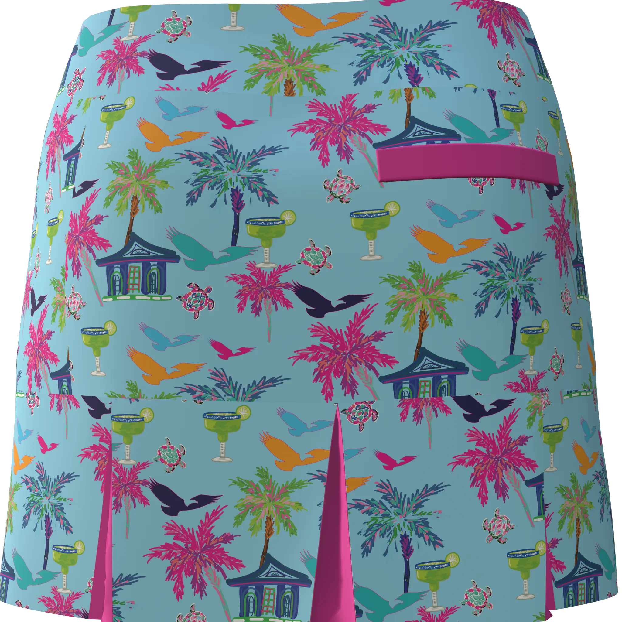 AB SPORT Women's Back Pleat Golf Skirt-HR5D
