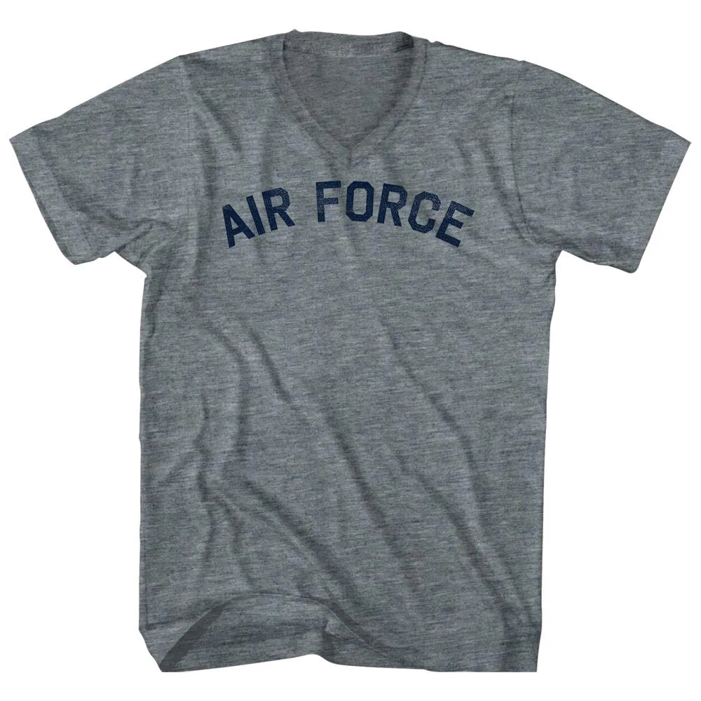 Air Force Tri-Blend V-neck Womens Junior Cut T-shirt