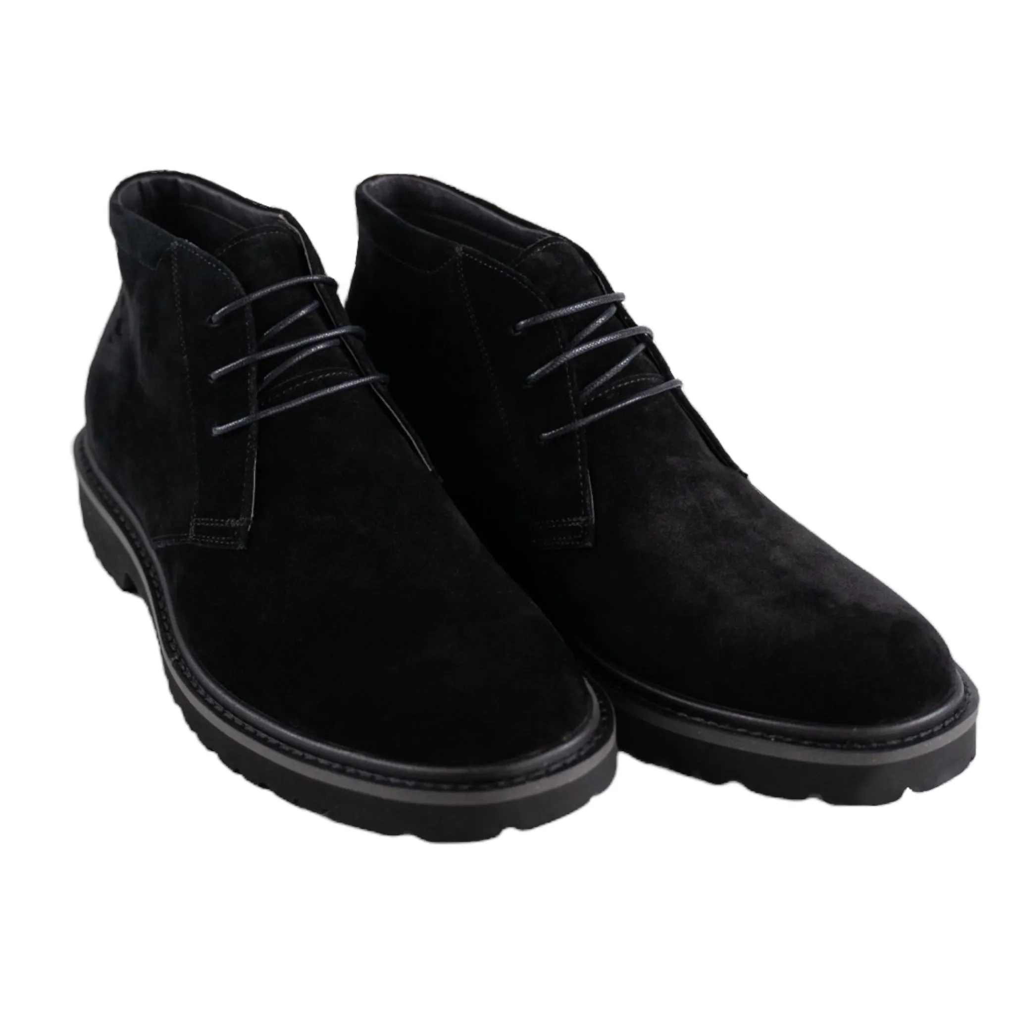 Arizona Black Nubuck Desert Boots