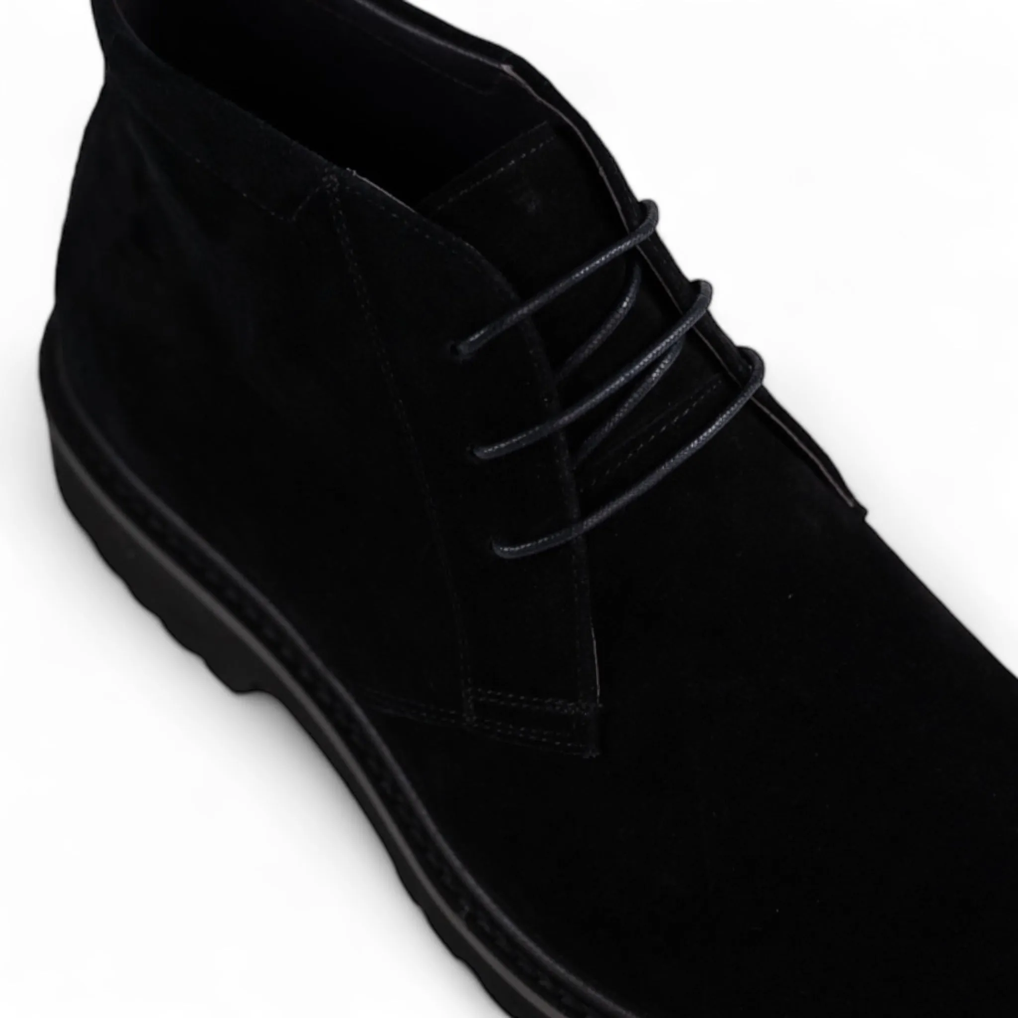 Arizona Black Nubuck Desert Boots