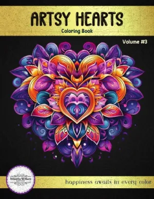 Artsy Hearts Coloring Book Volume #3
