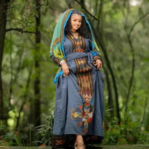 Beautiful Raya Dress Habesha Dress Handwoven Habesha Kemis Modern Traditional Dress Eritrean Dress