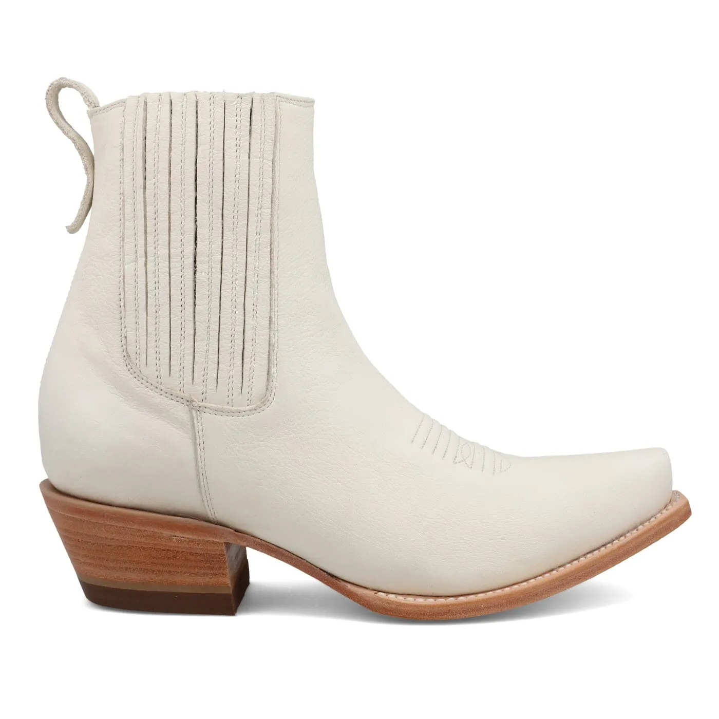Black Star Women's Lillian Frost White Booties WBSN028
