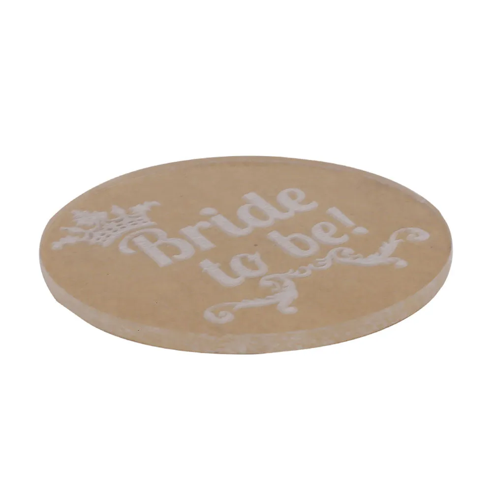 Bride To Be Fondant Decorating Stamp Plastic