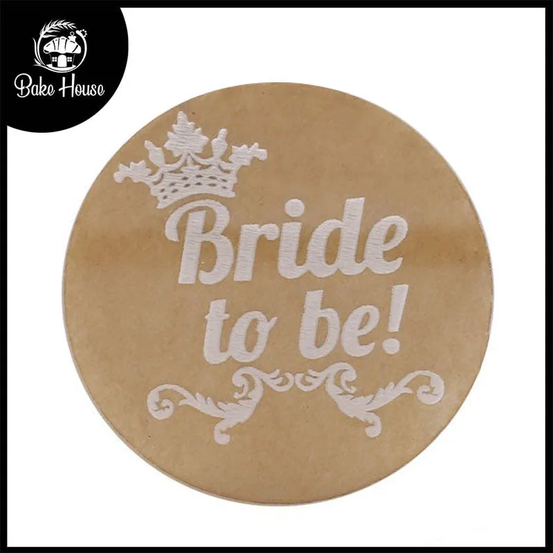 Bride To Be Fondant Decorating Stamp Plastic