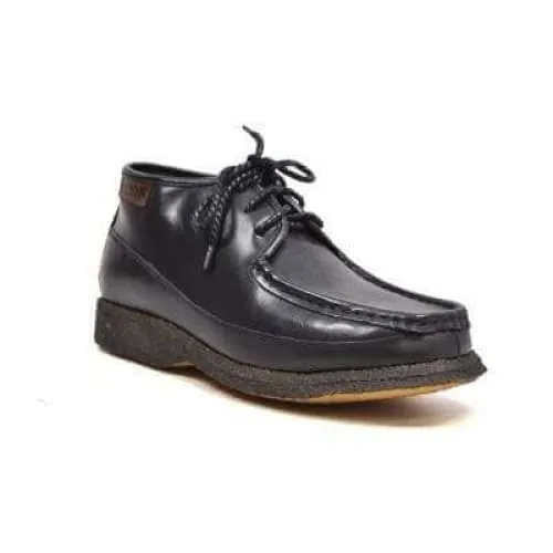 British Walkers Knicks Men's All Black Leather