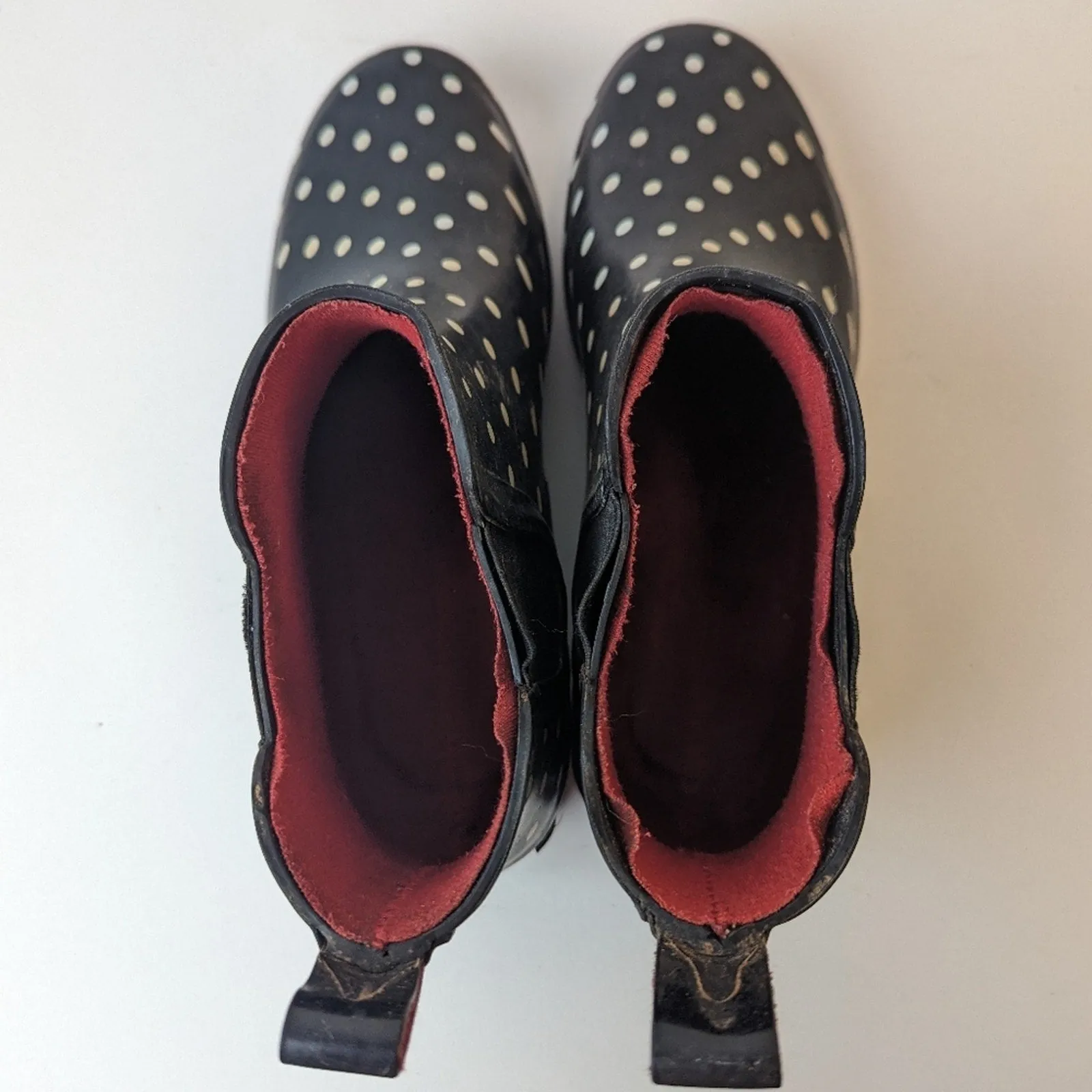 Capelli New York Polka Dot Rain Booties - 8