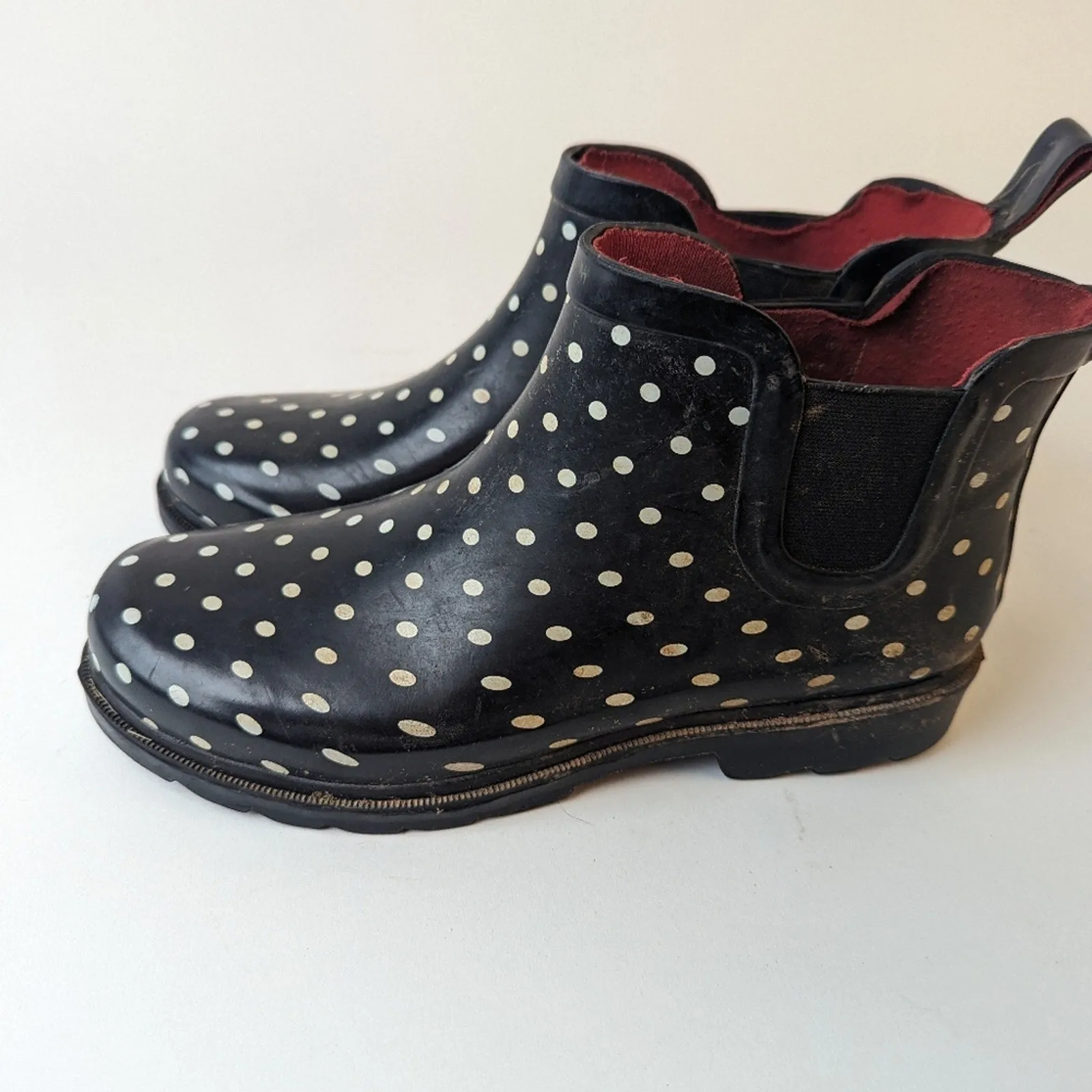 Capelli New York Polka Dot Rain Booties - 8