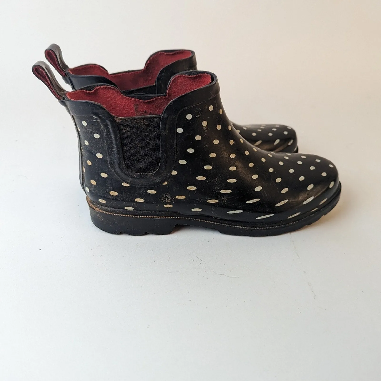 Capelli New York Polka Dot Rain Booties - 8