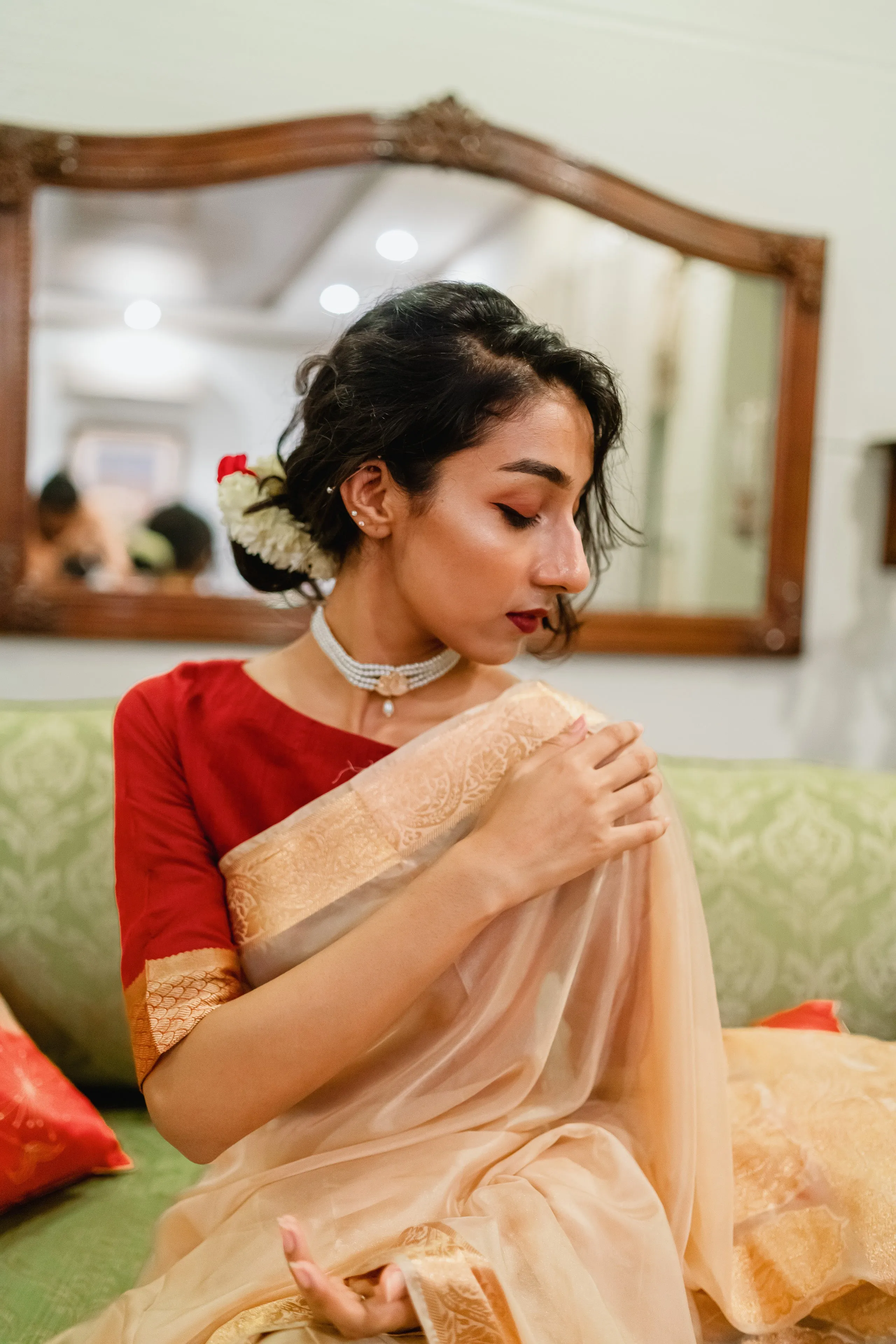 Chiffon Silk Banarsi - Opal