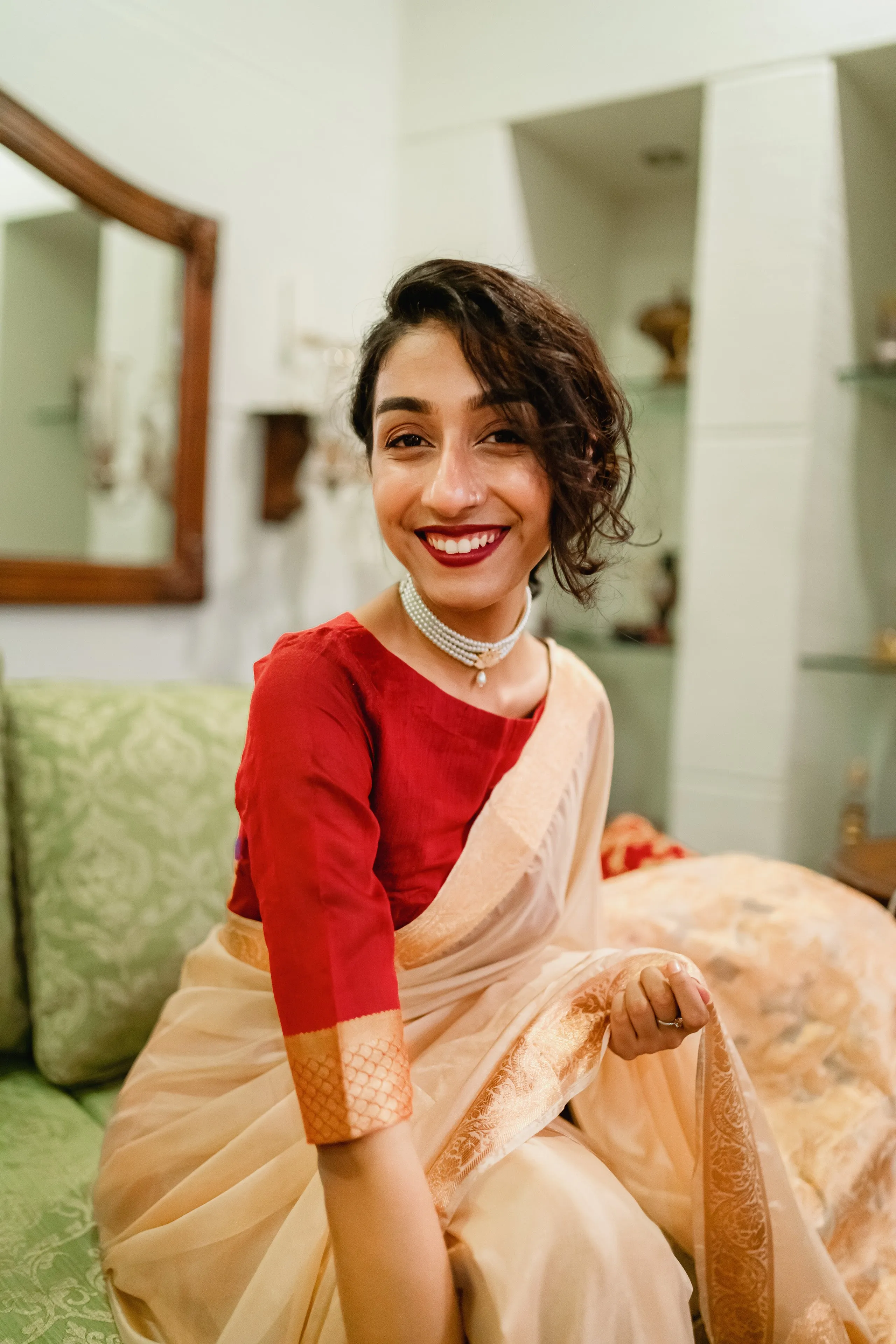 Chiffon Silk Banarsi - Opal