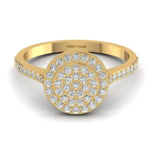 Circular Shape Classic Diamond Ring