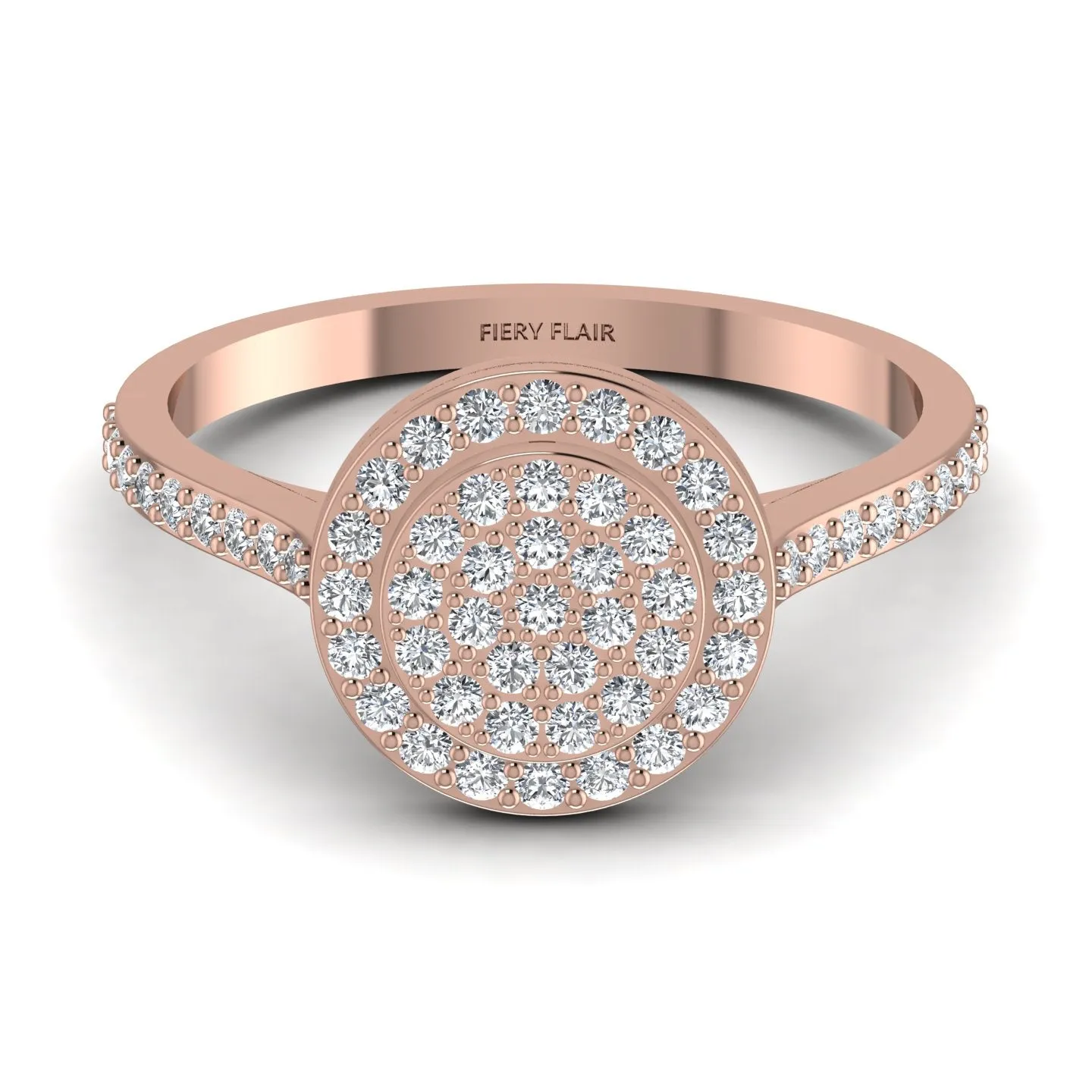 Circular Shape Classic Diamond Ring