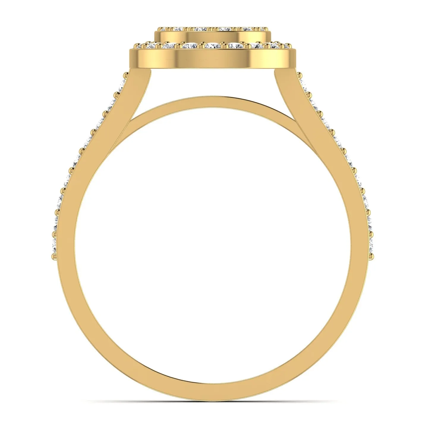 Circular Shape Classic Diamond Ring