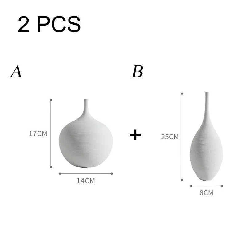 Contemporary Monochrome Vase for Stylish Home Decor