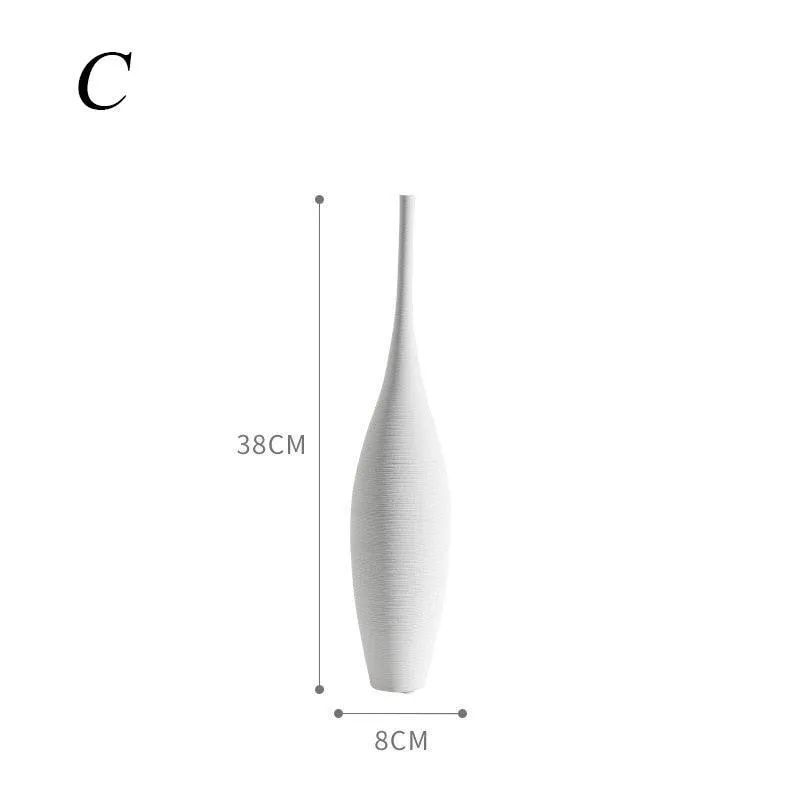 Contemporary Monochrome Vase for Stylish Home Decor