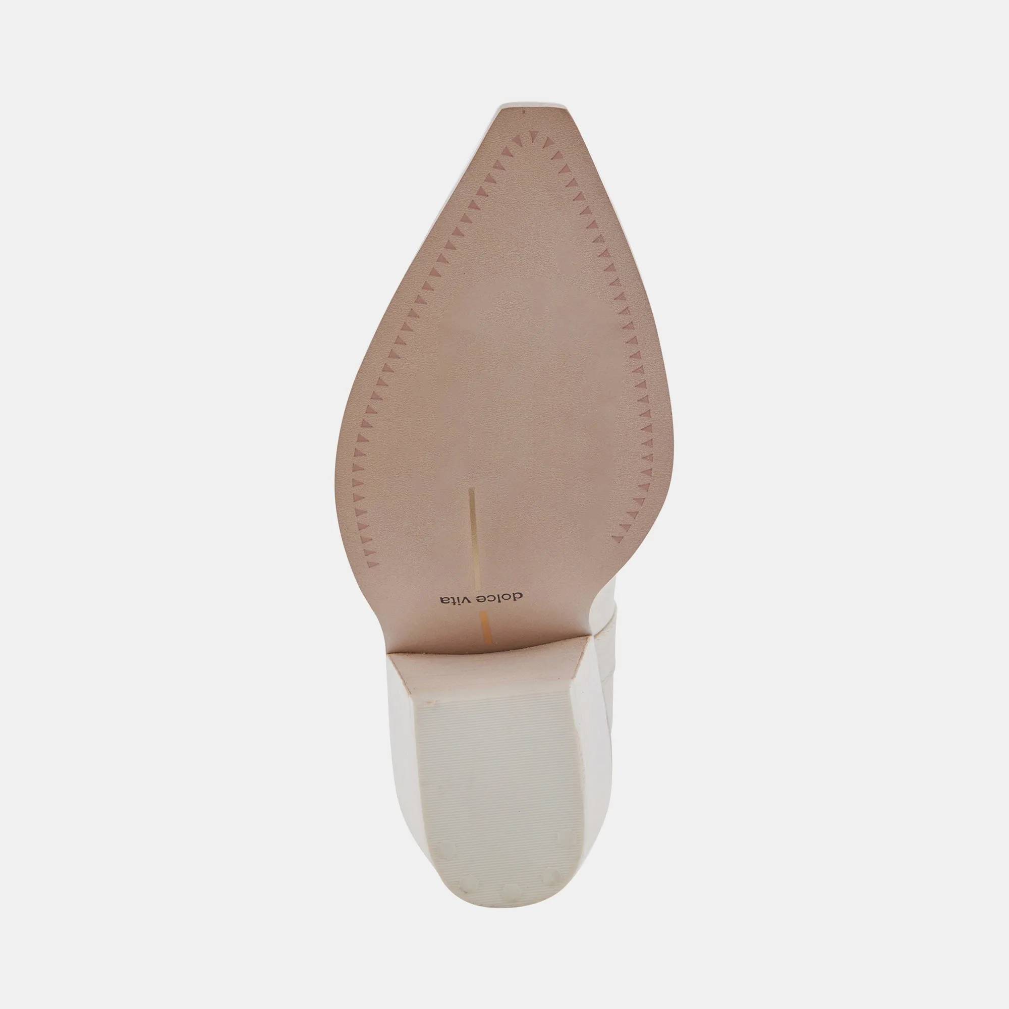 Dolce Vita Nashe Booties in Off White Pearls
