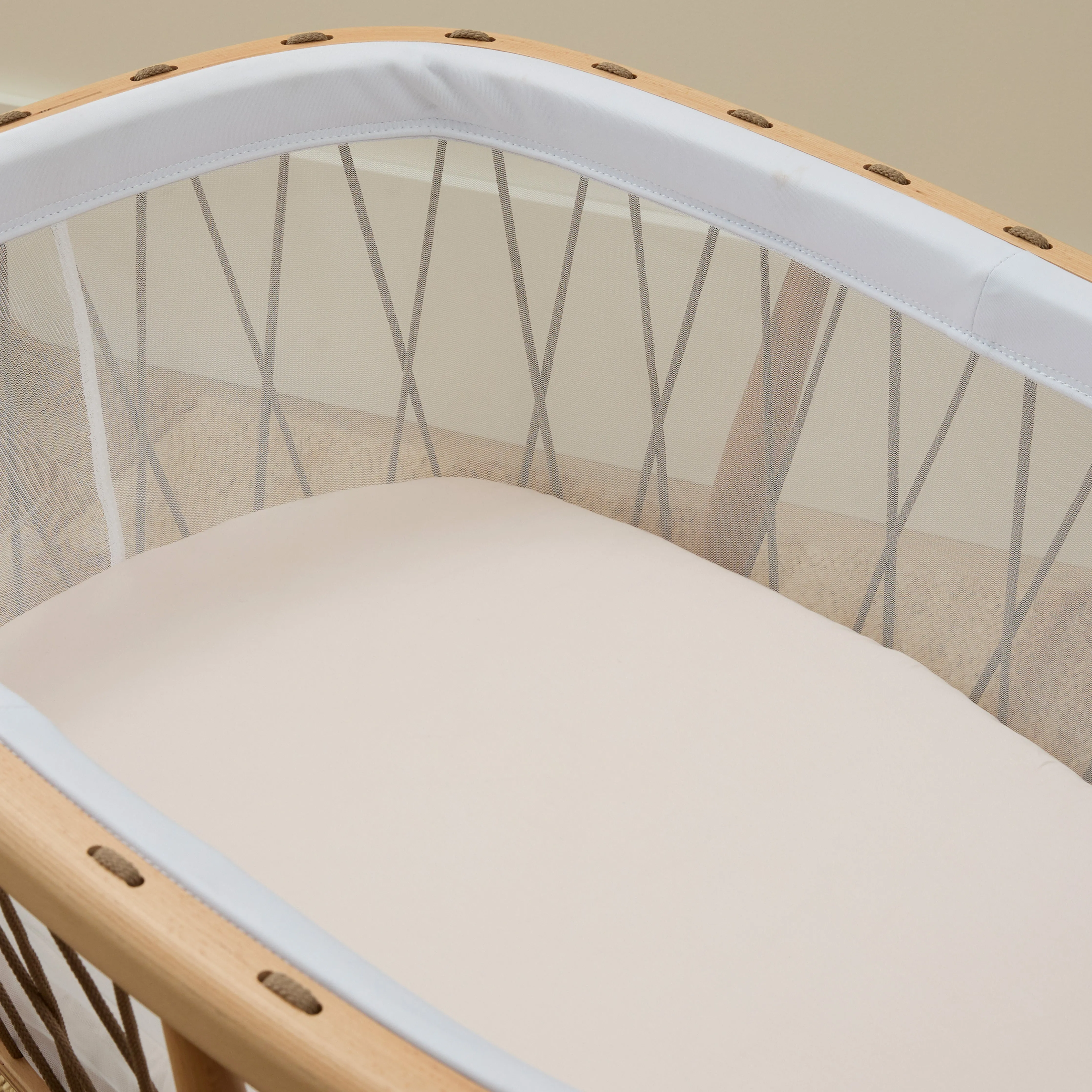 Eden Cotton - Marshmallow Bassinet Fitted Sheet