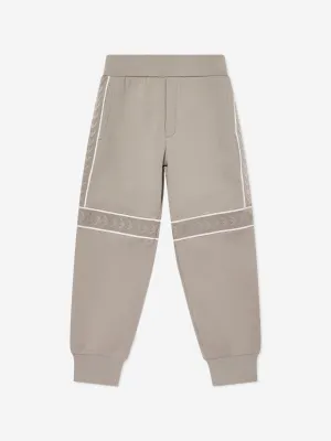 Emporio Armani Boys Logo Joggers in Beige