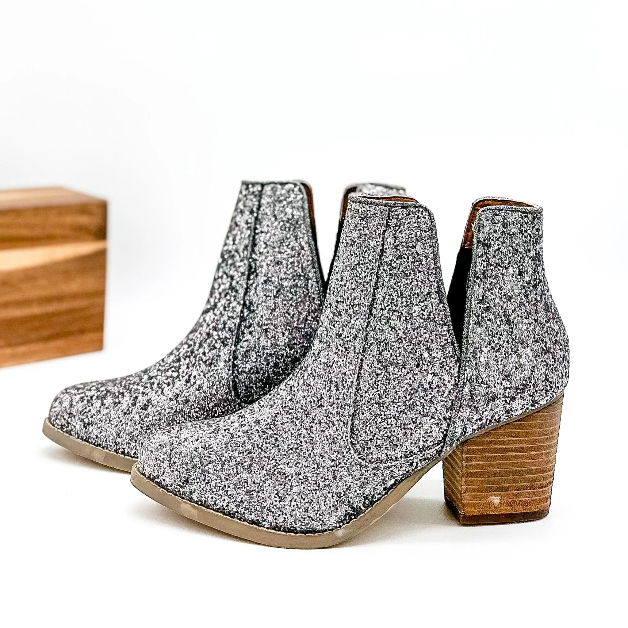 Fiera Booties in Pewter by Not Rated