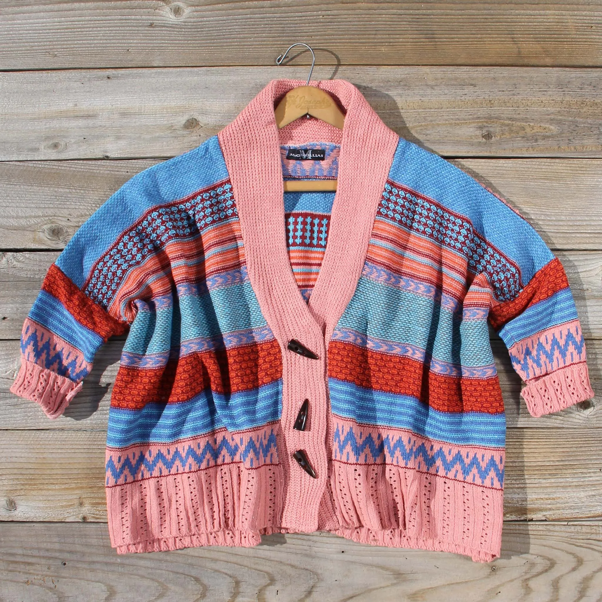 Fireside Autumn Knit Sweater in Pink