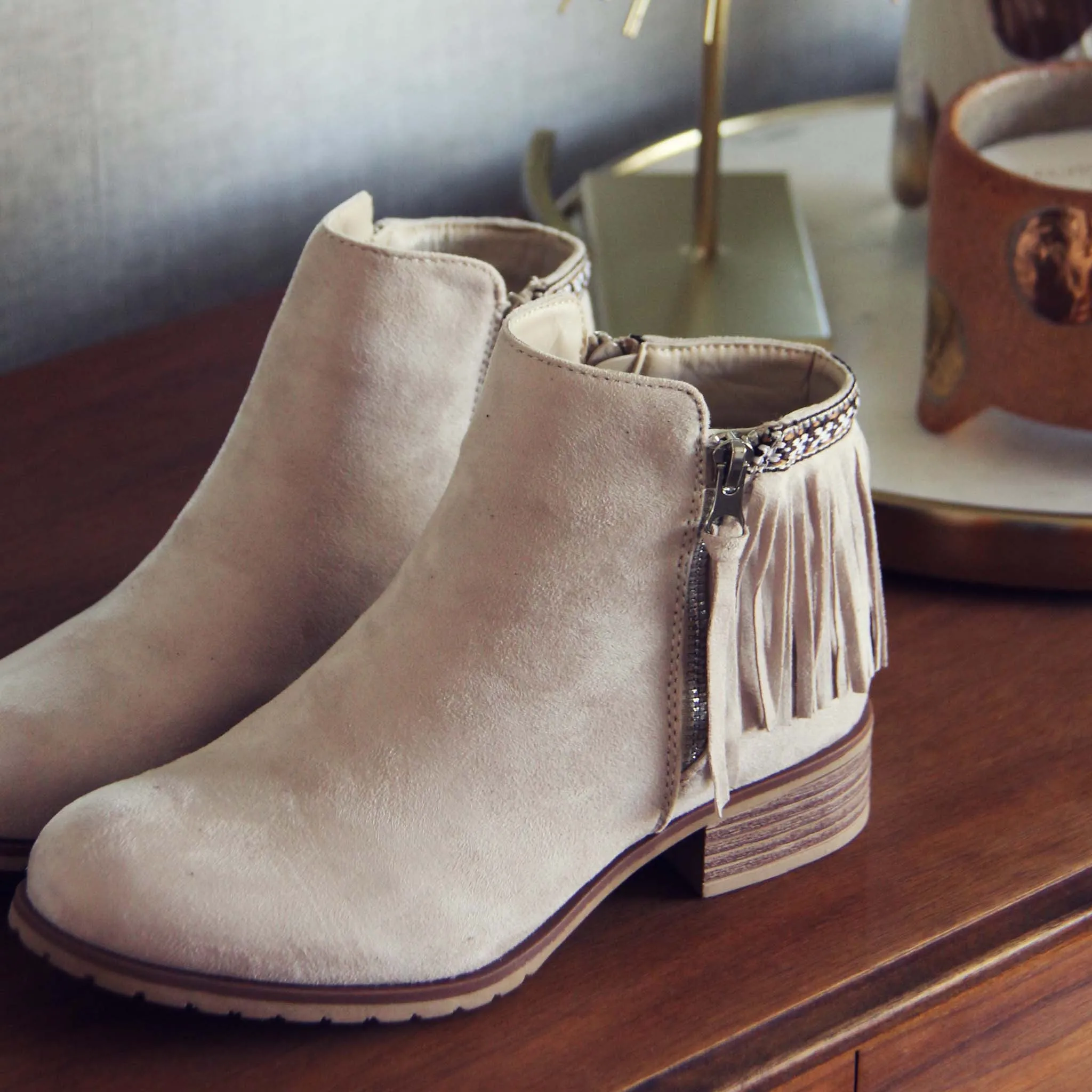 Folk Town Booties