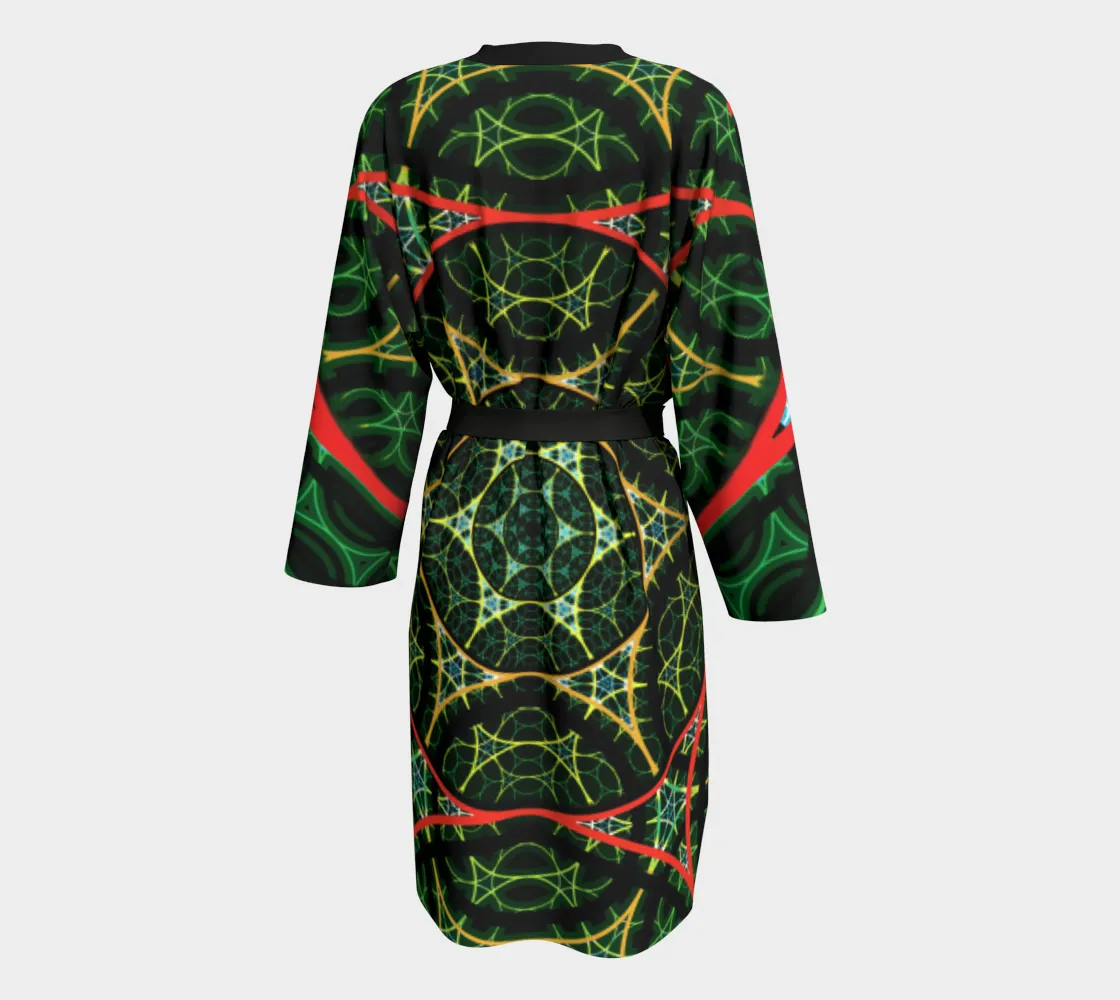 Fractal Forest Peignoir Kimono | Rob Mack