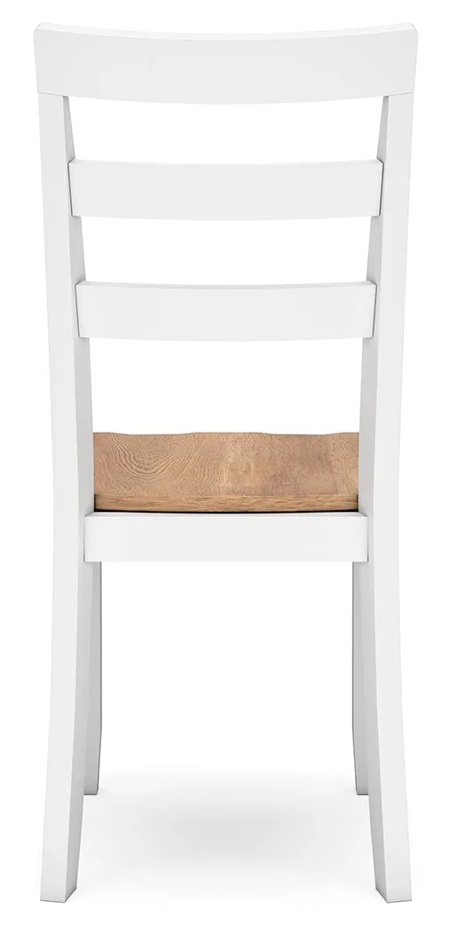 Gesthaven Dining Table and 2 Chairs in Natural/White