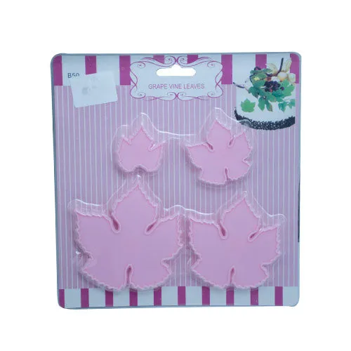Grape Vine Leaves Fondant Cutters 4Pcs Set