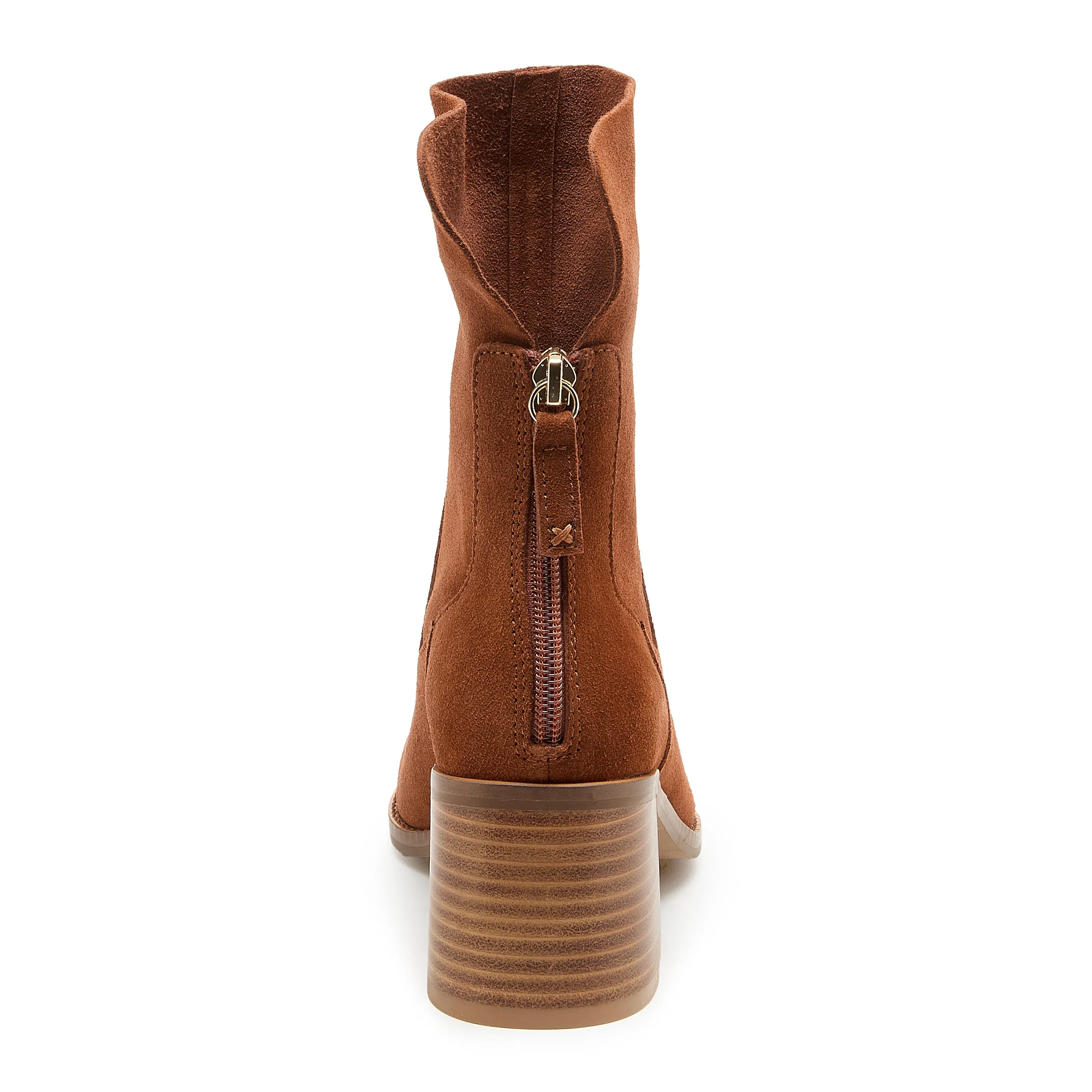 Island Hickory Suede Booties