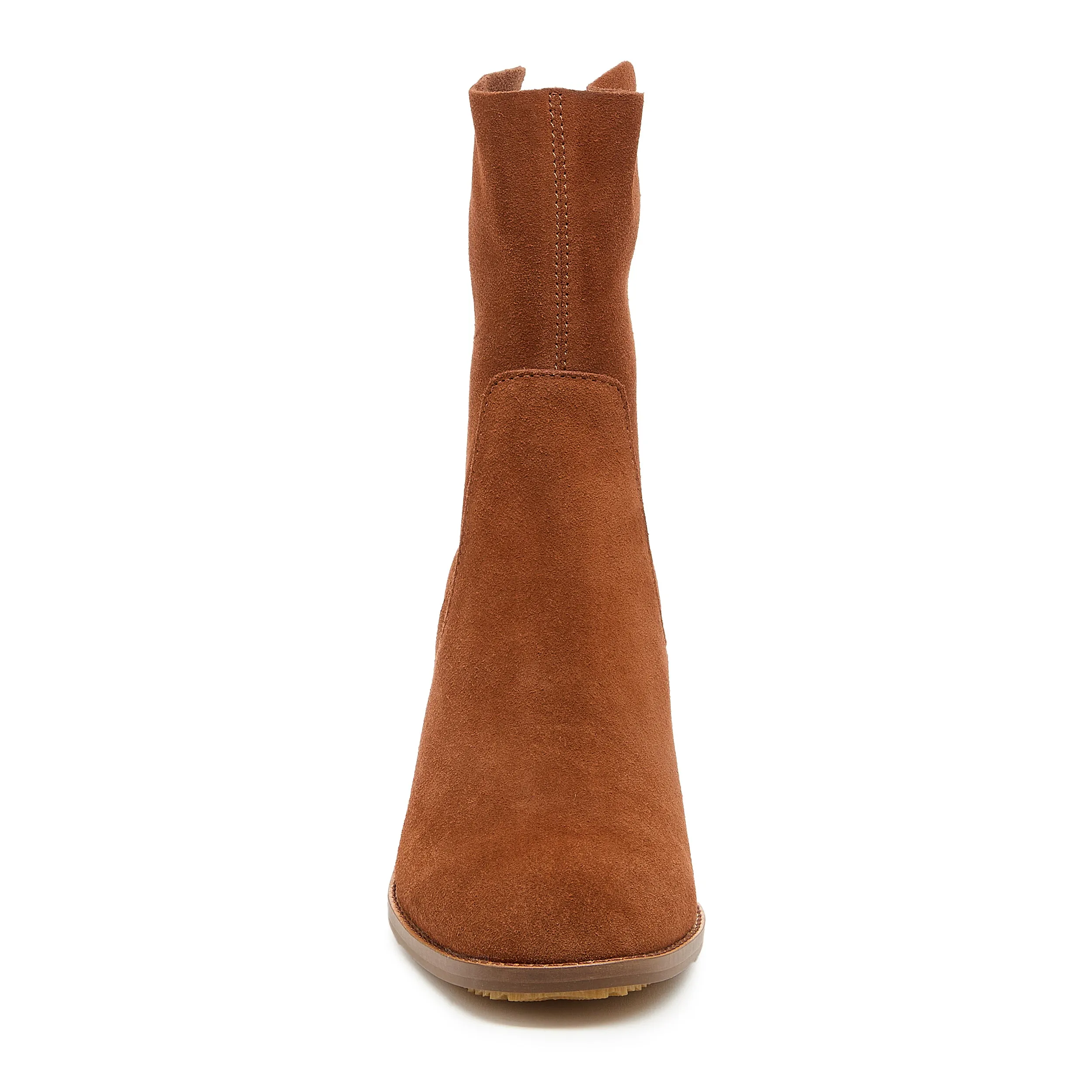 Island Hickory Suede Booties