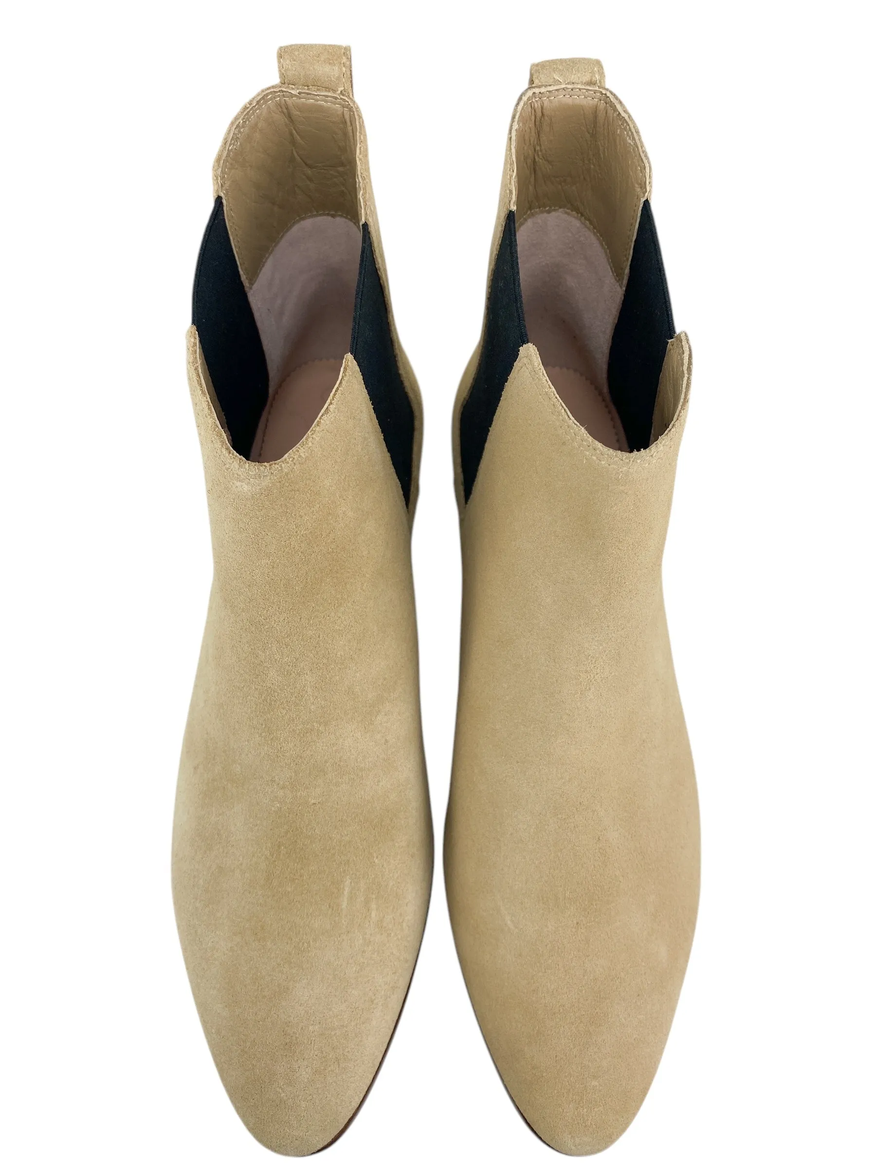 J. Crew Women's Suede Chelsea Ankle Boots Tan Size 10