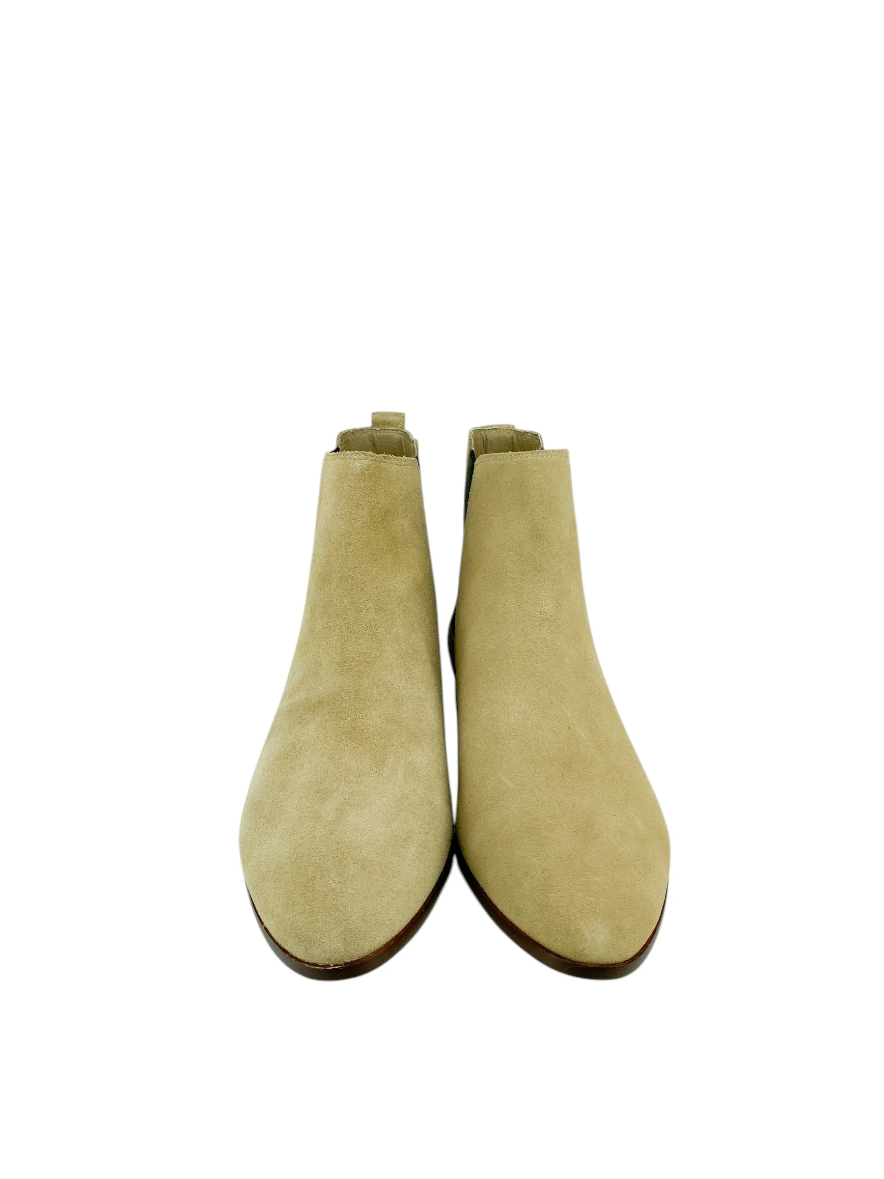 J. Crew Women's Suede Chelsea Ankle Boots Tan Size 10