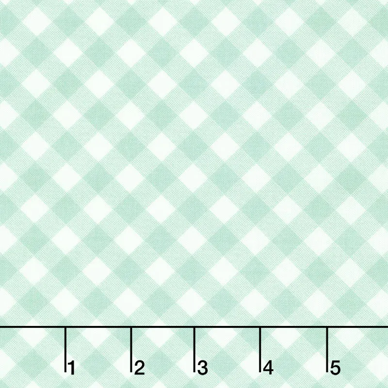 Joy in the Journey - Gingham Mint Yardage