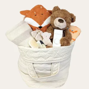 Large Baby Gifts Hamper Benji Bear and Francis Fox