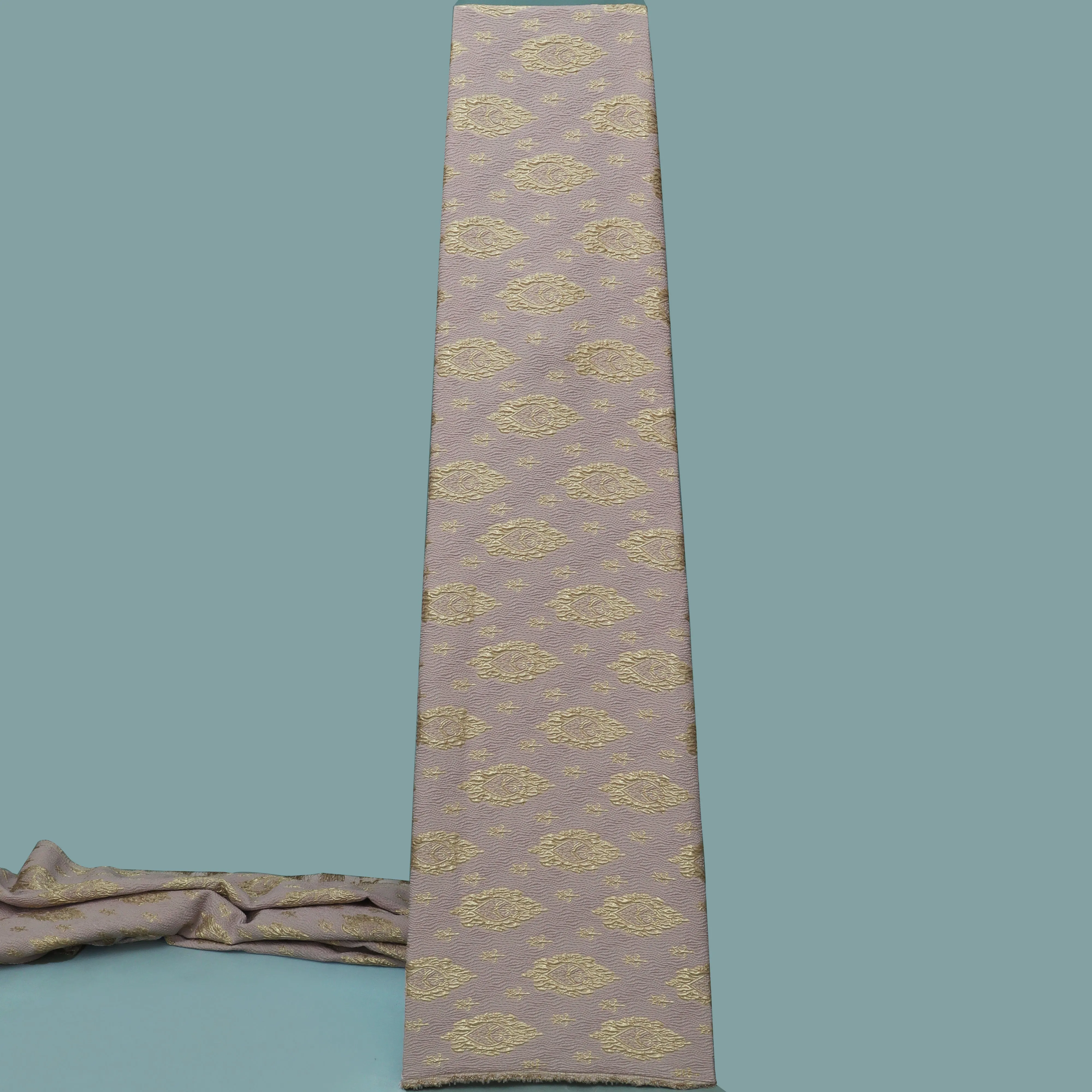 Light Mauve Color Fukro Jaquard Fabric
