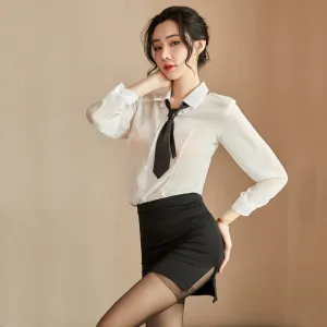 Lingerie Costume Secretary Two Pieces ZUS906
