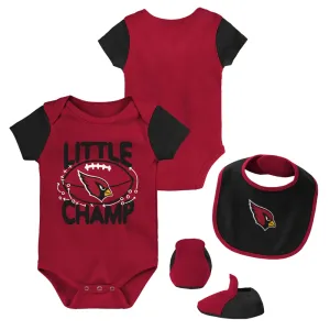 NFL Arizona Cardinals Infant Outerstuff Little Champ Bib & Bootie Onesie Set