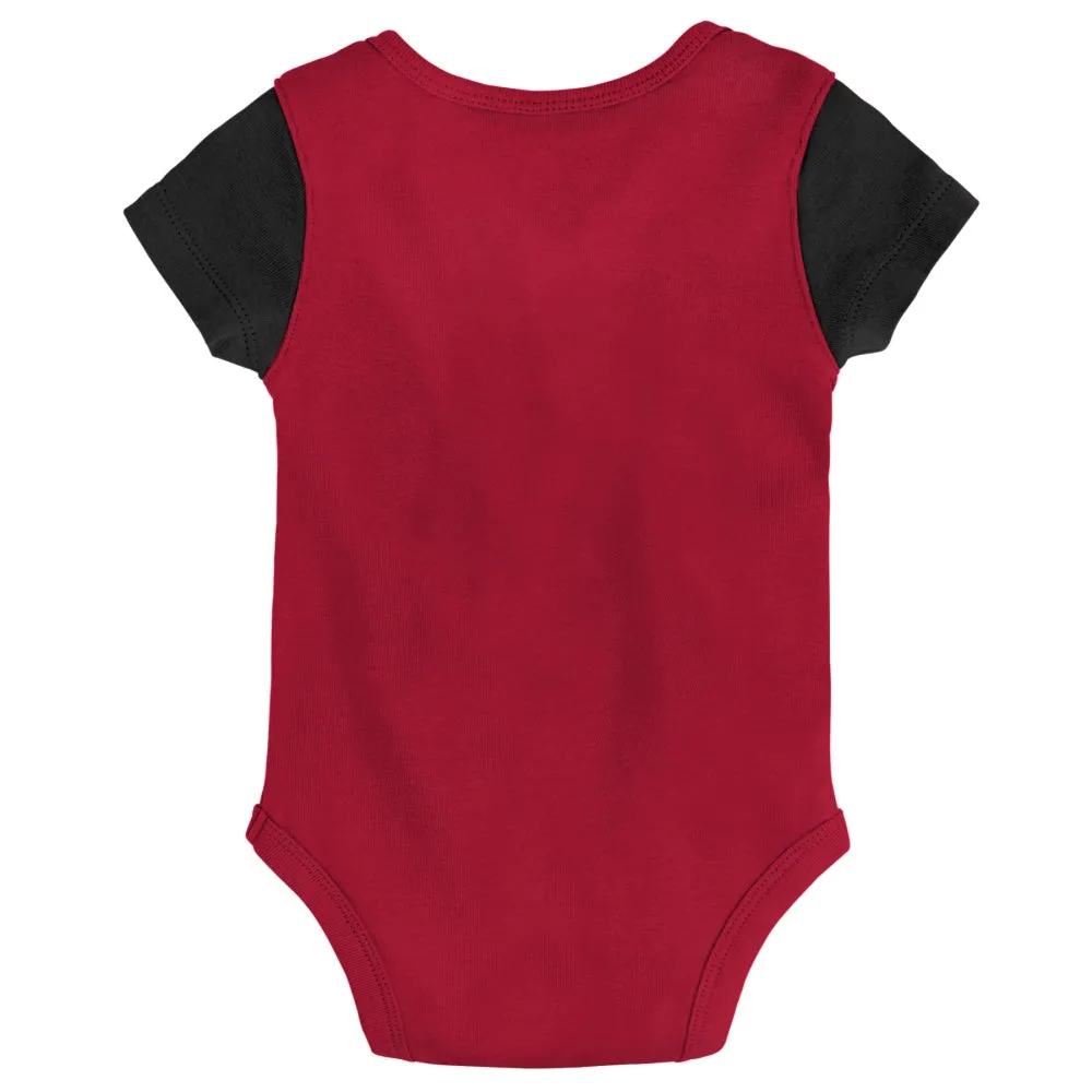 NFL Arizona Cardinals Infant Outerstuff Little Champ Bib & Bootie Onesie Set