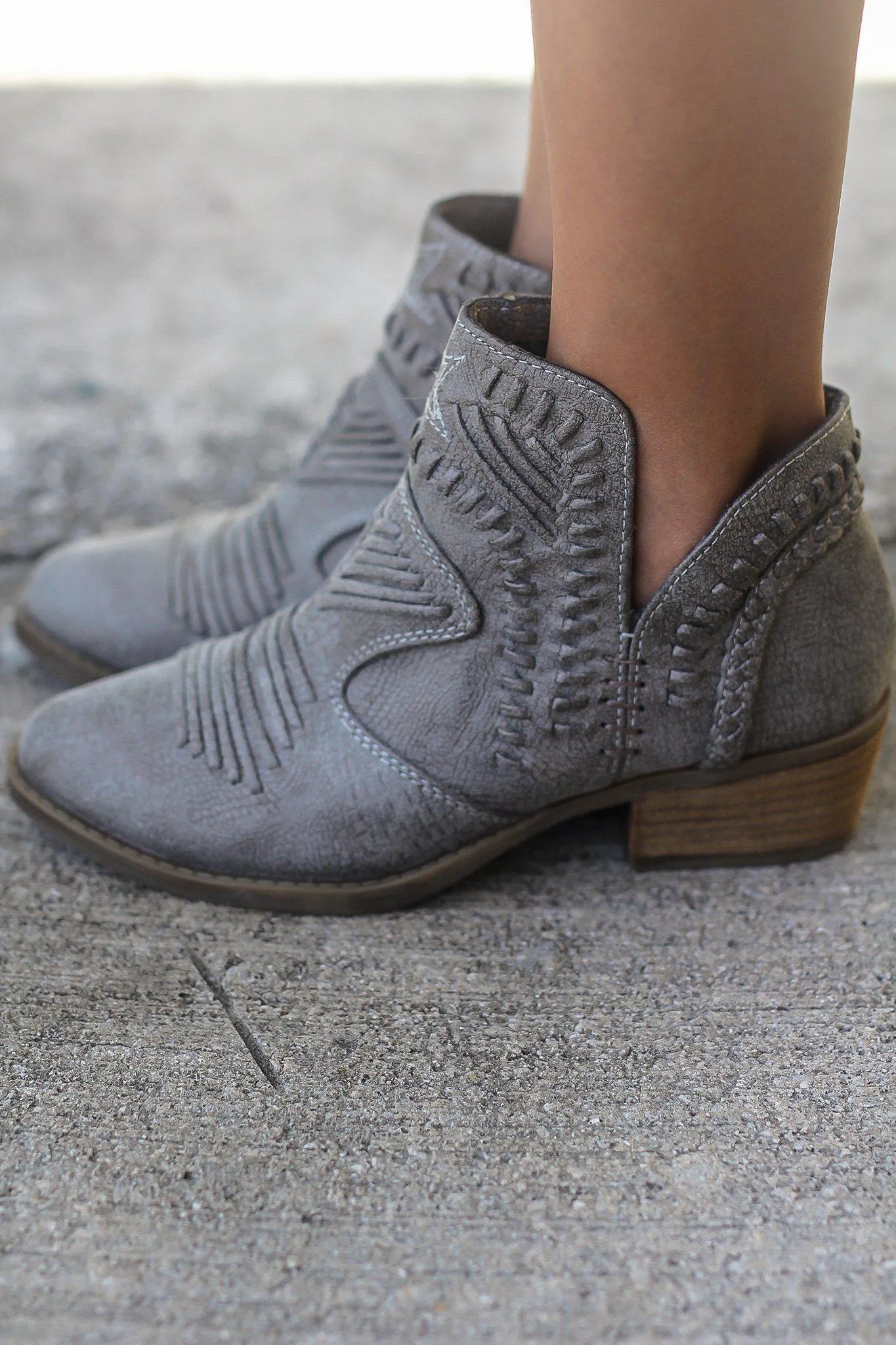 Nosara Gray Booties