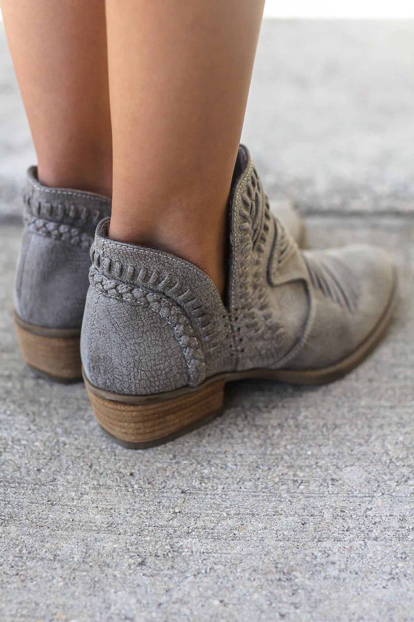 Nosara Gray Booties