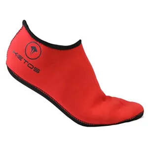 Open Box Ketos RED XL Low Cut 3mm Premium Neoprene Socks - Red, Size: X-Large