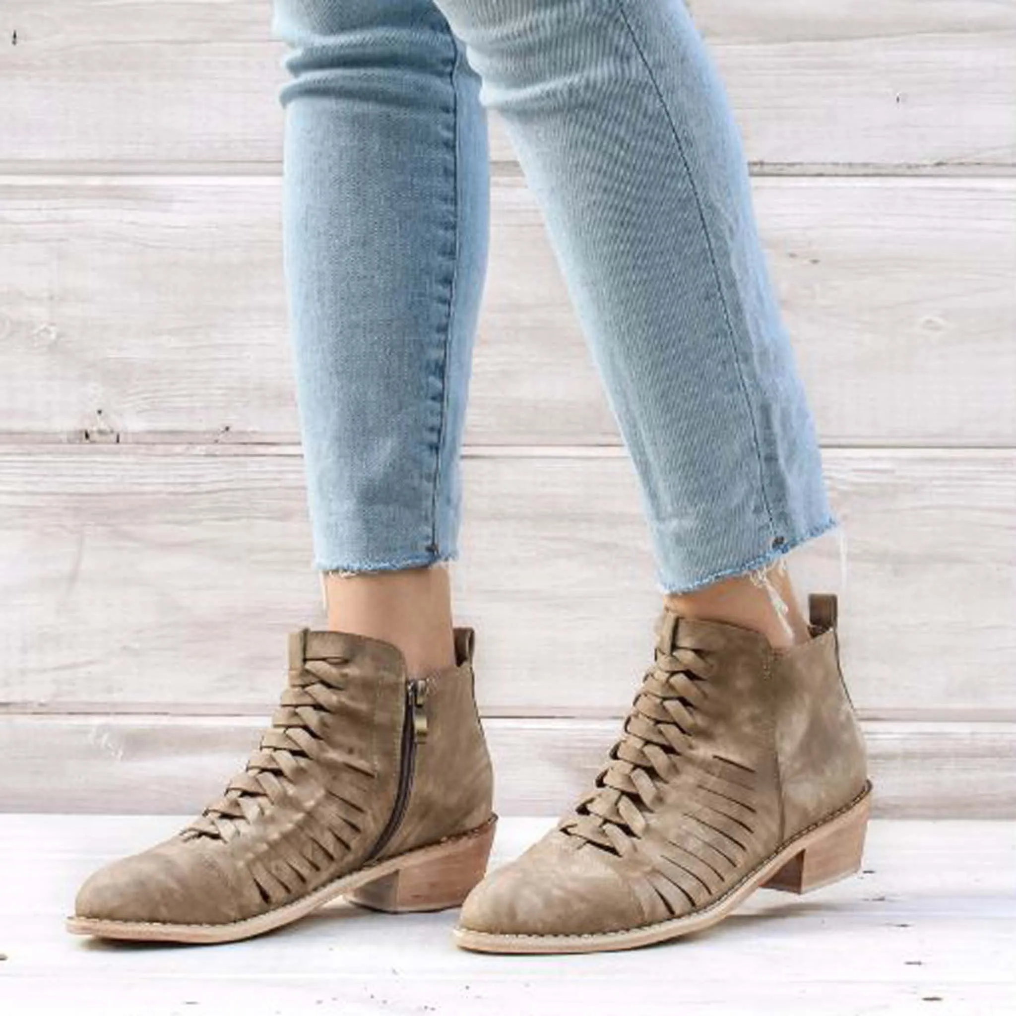 Ostara Woven Booties
