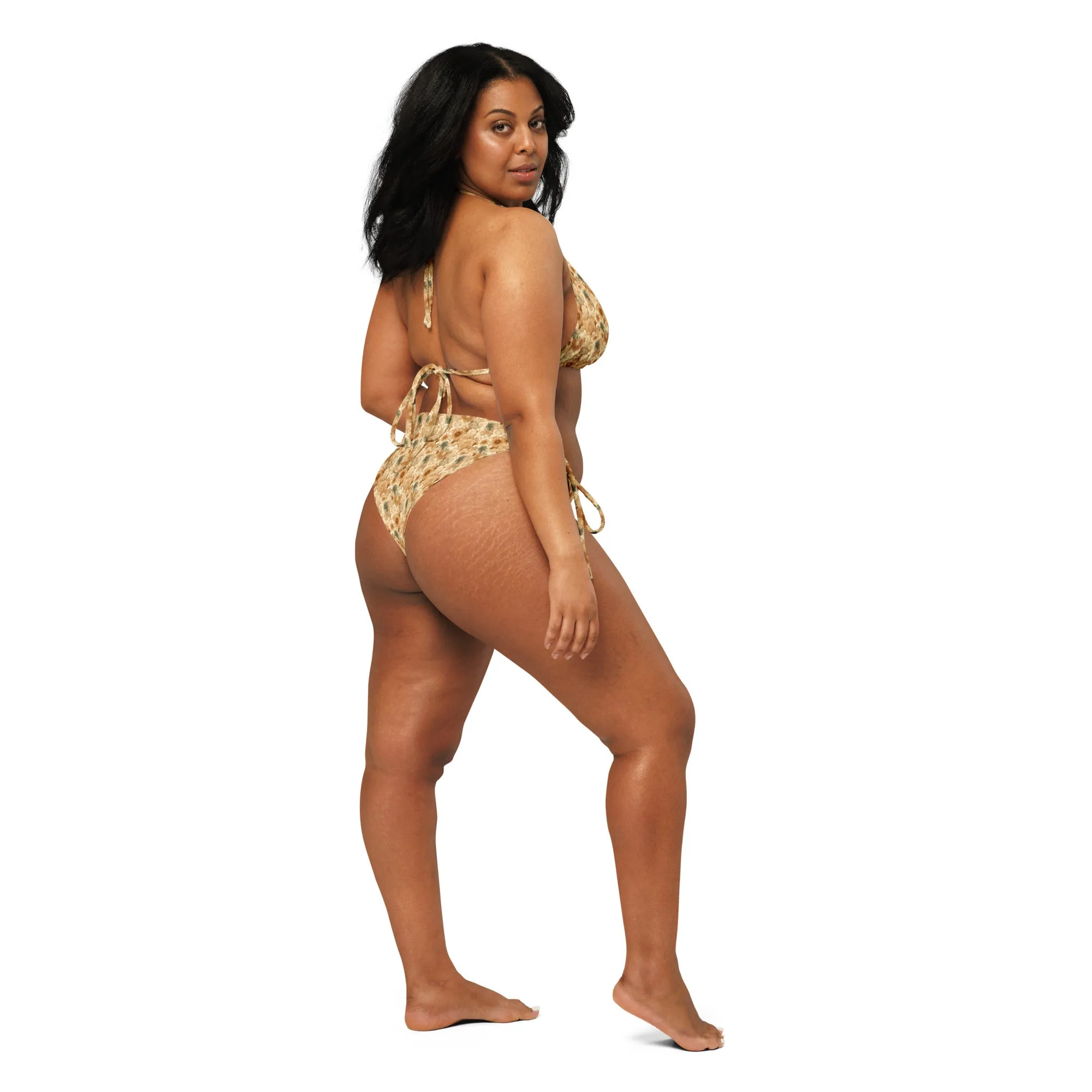 Recycled String Bikini Sandy Bloom
