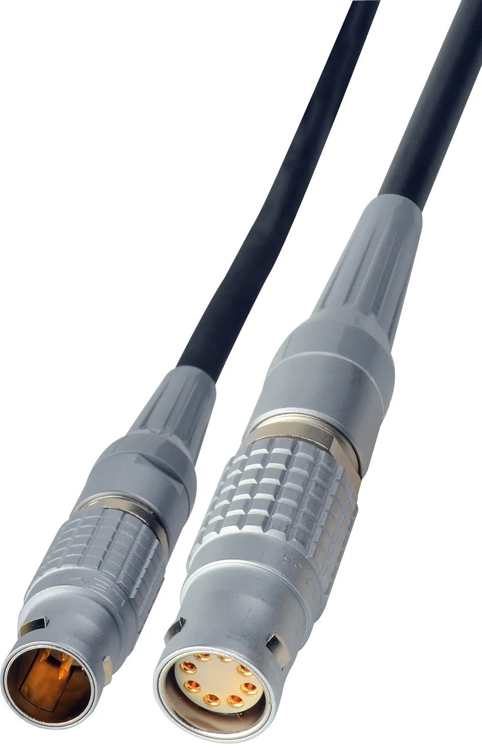 Red One to Power Distribution Box Power Cable  - Lemo 2B-6M to 3B-8F - 7 Foot