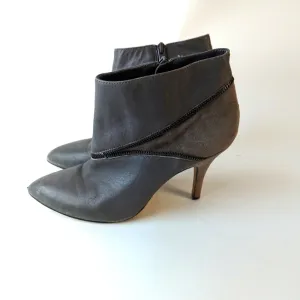 Saks Fifth Avenue Red Heeled Booties / 8.5