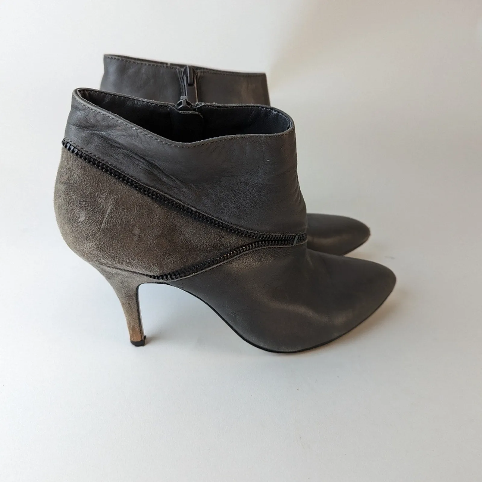 Saks Fifth Avenue Red Heeled Booties / 8.5