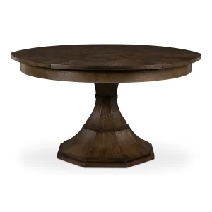 Sarreid - Giselle Jupe Dining Tbl Lg Artisan Grey - Grey - Transitional