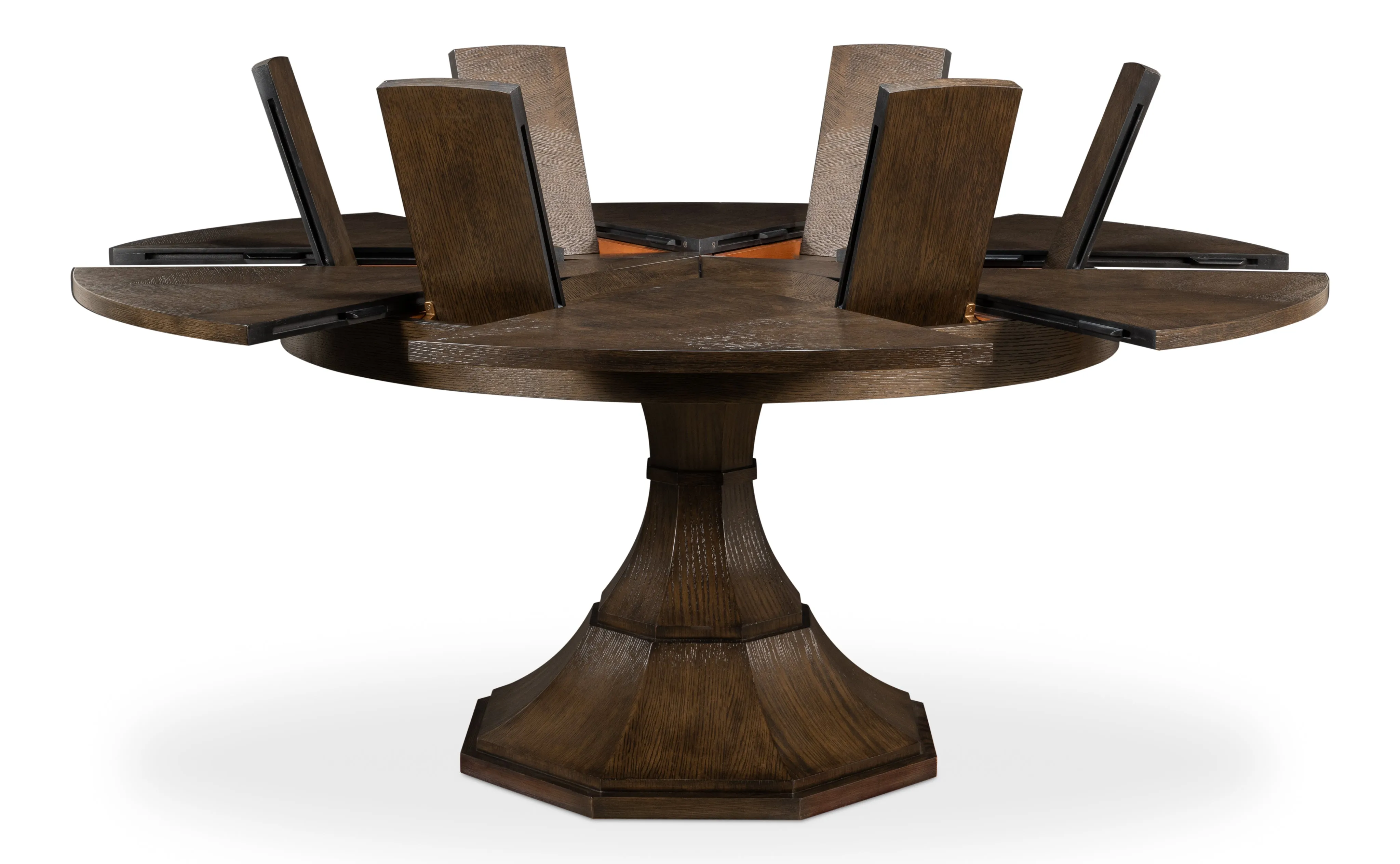 Sarreid - Giselle Jupe Dining Tbl Lg Artisan Grey - Grey - Transitional